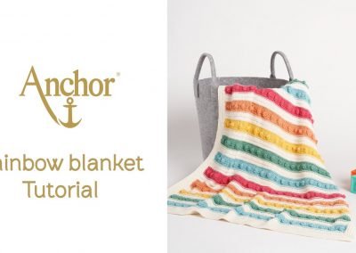 How to… – Rainbow blanket tutorial